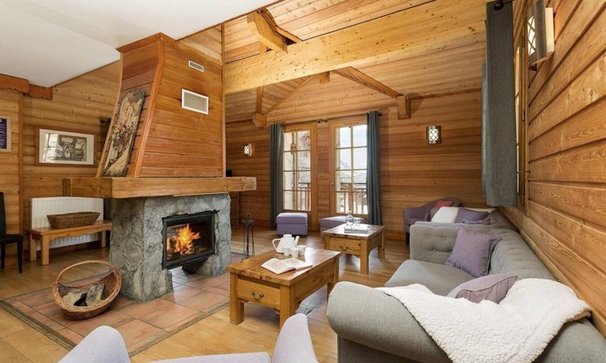 Bergers Chalet De Esquí | Chalet, al pie de las pistas de esquí, terraza, chimenea o estufa a leña, parking, tv, 195-200m²