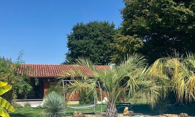 Mauleon-d'Armagnac Chalet De Esquí | Chalet con piscina, 4 personas (6 posibles) Mauleon d'Armagnac, Gers (32)