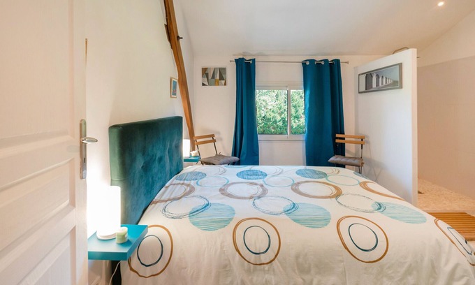 Mauleon-d'Armagnac Cama Y Desayuno | Habitación de huéspedes Chêne con aire acondicionado – Serenidad, naturaleza y bienestar en Gascuña
