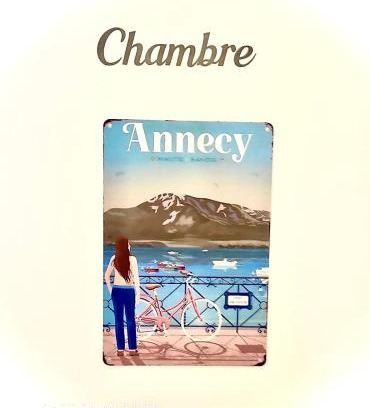 Annecy Casa | Chambre vue parc chez l'habitant