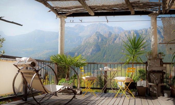 La Roche-de-Rame Casa | Carácter que construye en atmósfera acogedora de la casa de campo vieja.