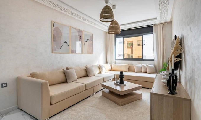 L'Ocean Apartamento | Charmant 1 chambre salon/ 5min gare Rabat ville