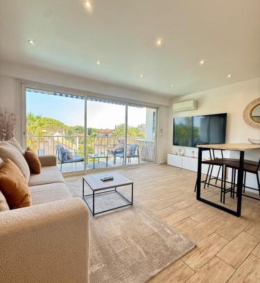 Mandelieu-la-Napoule Beach Apartamento | Charmant 2 pièces piscine plage & 15 min de Cannes