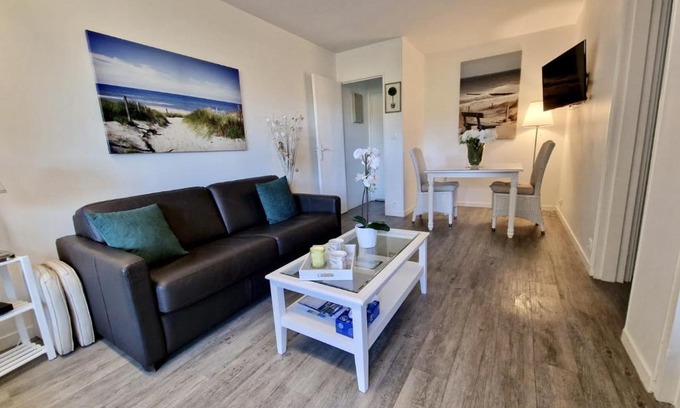 Cabourg Apartamento | Charmant 2 pièces à deux pas de la mer