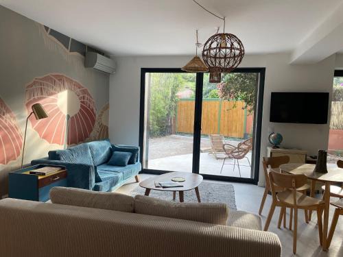 Hyeres Apartamento | Charmant rez de jardin de villa
