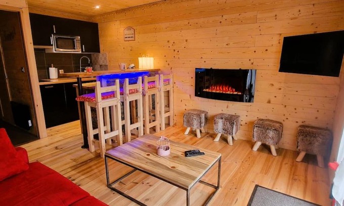 Pra Loup Apartamento | Charmant T2 rénové- Praloup 1600-parking privé, proche station