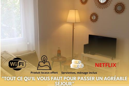 Falaise Apartamento | Charme et confort dans le centre-ville de Falaise quartier calme - Larès