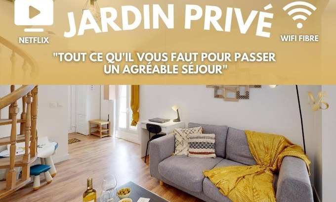 Perigueux Apartamento | Charme & Jardin Privé à Périgueux
