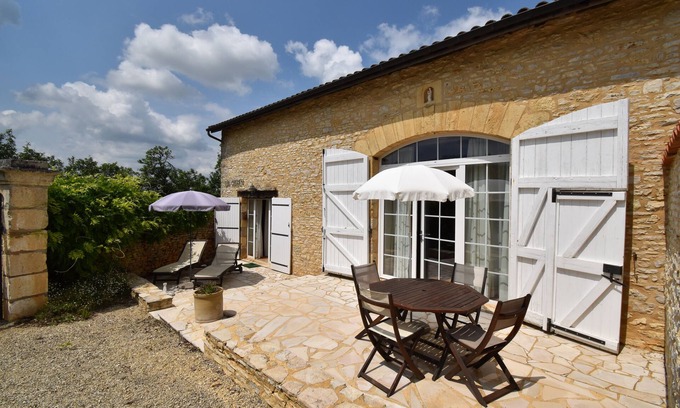 Saint-Laurent-la-Vallee Casa | Charming house with shared heated swimming pool and landscaped park