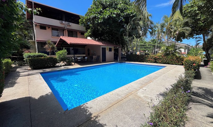 Santa Barbara Condominio | Charming 2-bedroom condo with AC, Fast WiFi, 5 Minutes Walk to the Beach!