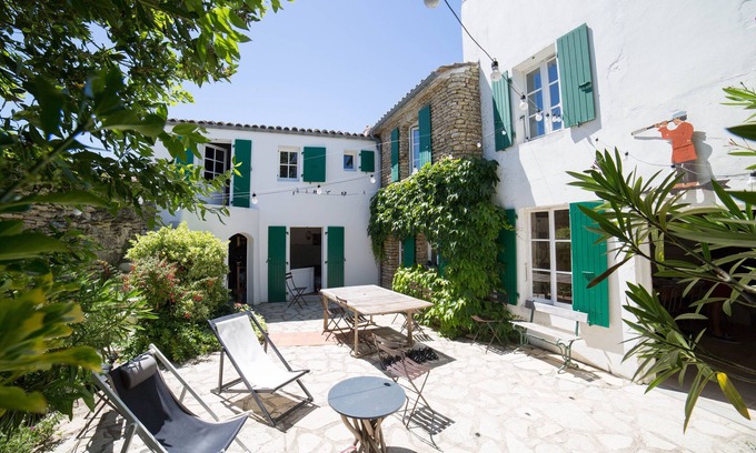 Les Portes-en-Re Casa | Encantadora casa tipica en el centro, cuidada decoración, confort, muy tranquila