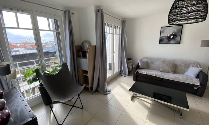 Arcachon Apartamento | Apartamento céntrico para 4 personas con WiFi, cocina equipada y cerca del mercado en Arcachon