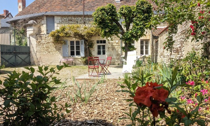 Verneuil-le-Chateau Cabaña | Encantadora casa rural en Touraine con chimenea