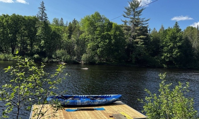 Sainte-Beatrix Cabina | Luna Cottage - Private Forest and Calm river