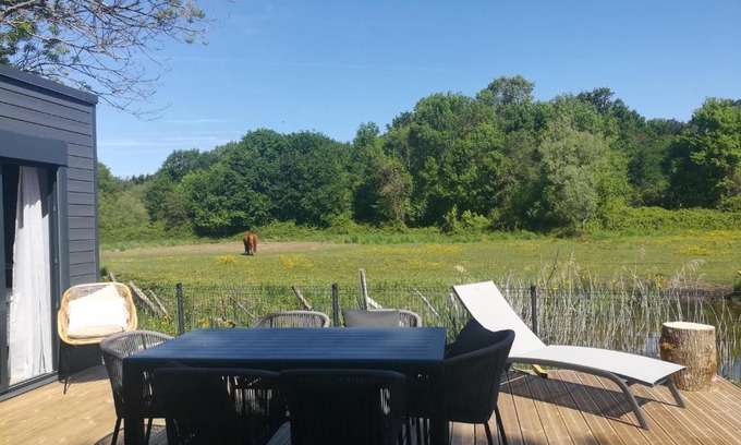 Les Mathes Casa | Charming ecolodge in a quiet area, heated pool all year Charente-Maritime