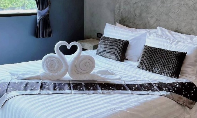 Ban Chang Condominio | Habitación familiar con encanto en Ban Chang, Tailandia, una escapada perfecta