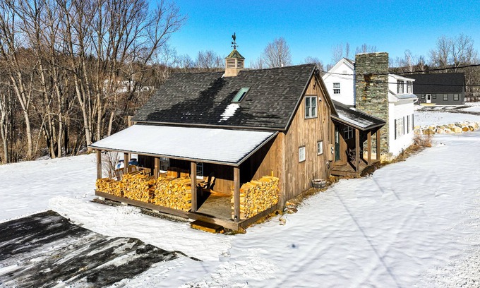 Stowe Hollow Casa | Charming farmhouse with mountain views, a fireplace, and deck - dog-friendly