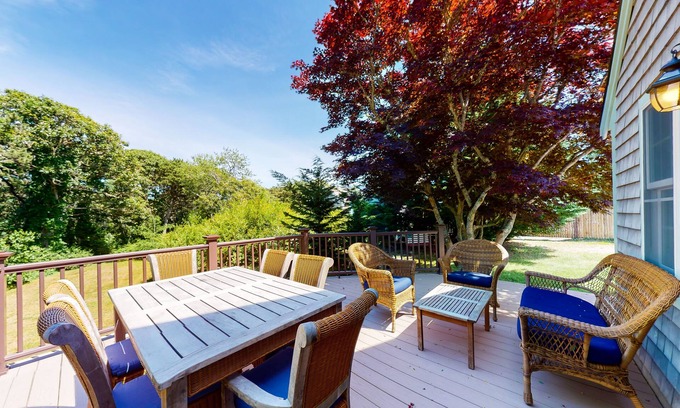 South Harwich Casa | Charming home on half-acre - near Red River Beach & Cape Cod Rail Trail