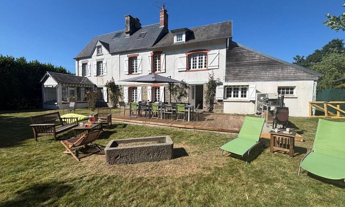 Bacilly Cabaña | Encantadora casa con jardín cerca del Mont-Saint-Michel