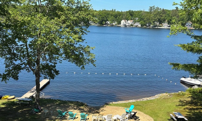 Deerfield Cabaña | Northwood Lake Cottage Gran playa de arena para niños, zona de playa, cable y Wifi