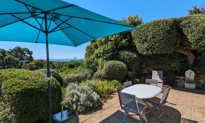 La Croix-Valmer Cabaña | Charming Petit Mazet sea view La Croix Valmer Gigaro near St Tropez