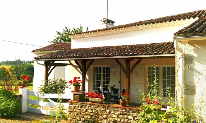 Moncrabeau Casa | casa de campo tranquila y encantadora