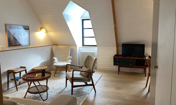 Sauzon Apartamento | Estudio encantador en Sauzon con WiFi y vista al puerto