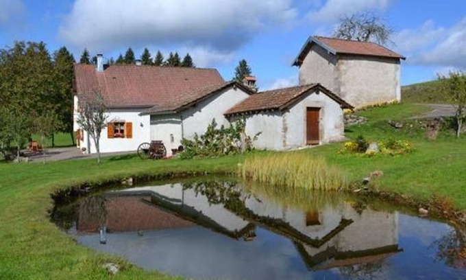 Vallee du Breuchin Cabaña | Encantadora casa rural en Vosgos con chimenea y jardín