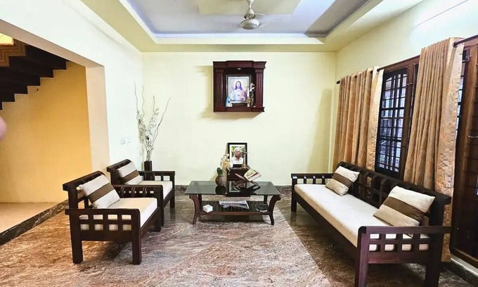 Vypin Casa | Cherai Vacation Home with AC Bedrooms
