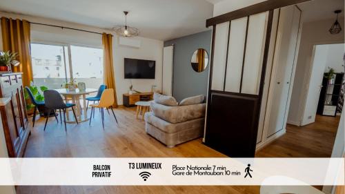 Montauban Apartamento | Chez Amélie T3 Lumineux Montauban