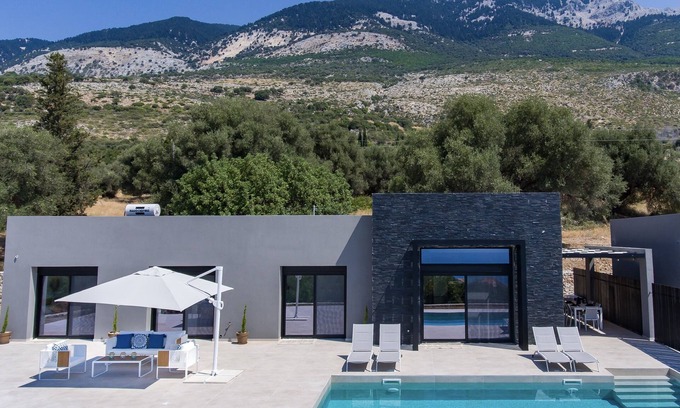 Lourdata Villa | Chic Contemporary 3 Bedroom Villa with stunning sea and mountain views