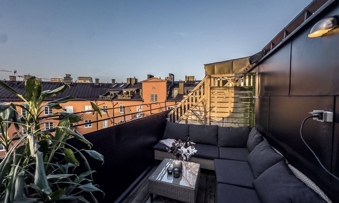 Kungsholmen Apartamento | Chic Industrial Loft in Stockholm, Kungsholmen