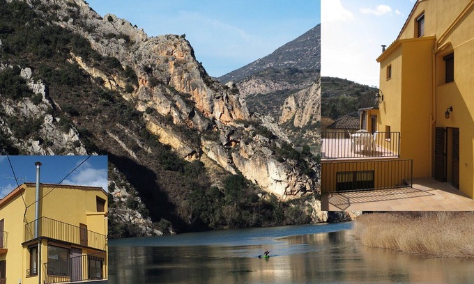 Camarasa Casa | Los escaladores anidan en El Montsec, cálida y espaciosa casa en los Prepirineos
