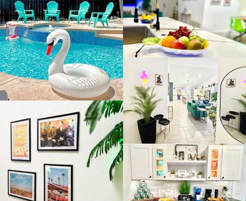 Indio Casa | Coachella Private Pool Fire Pit BBQ with Chefs Kitchen