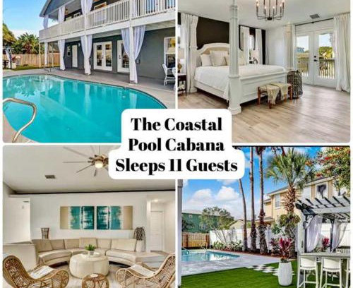 Vilano Beach Casa | Coastal Cabana Heated Pool Walk to Beach