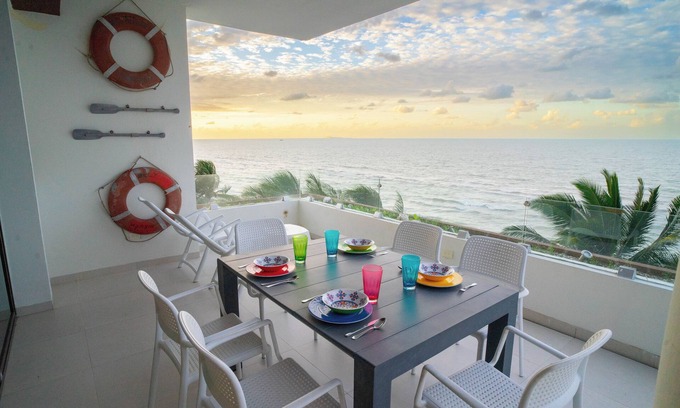Chicxulub Puerto Apartamento | Paraíso Costero: Hermoso penthouse frente al mar - Kalendas
