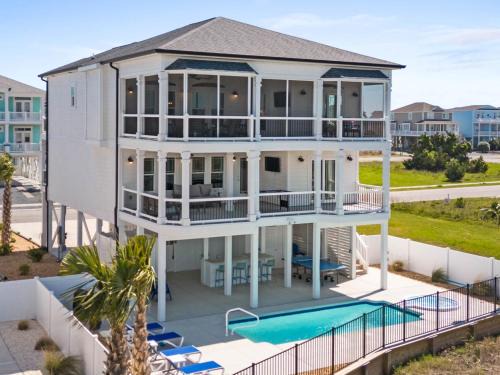 Ocean Isle Beach Casa | Coastal Sunset - private heated pool, spa, close walk to the beach