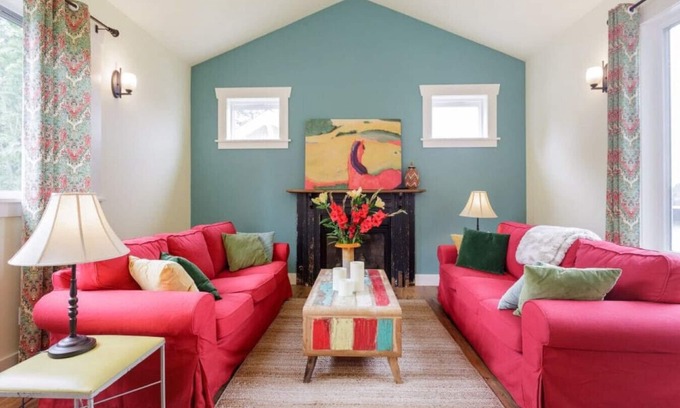 Columbia City Casa | Colorful Cottage Close to Lake Washington
