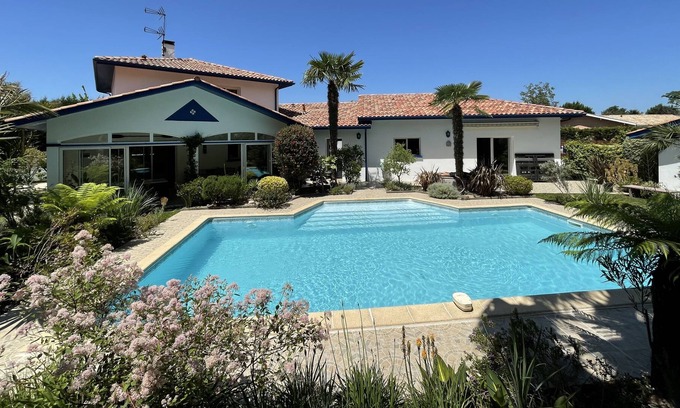 Saint-Martin-de-Seignanx Casa | Casa rural 4 * totalmente equipada País Vasco / Land Landes gran piscina