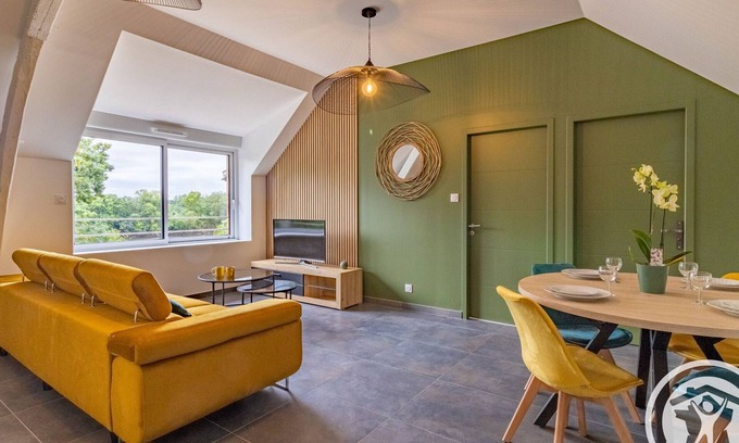 Chalonnes-sur-Loire Cabaña | Casa de vacaciones con aire acondicionado y aparcamiento privado en Chalonnes-sur-Loire