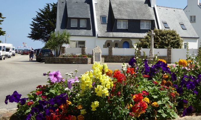 Ile-Tudy Villa | Cómoda Villa grande en el corazón de la historia del pueblo Ile Tudy, Playa 50m