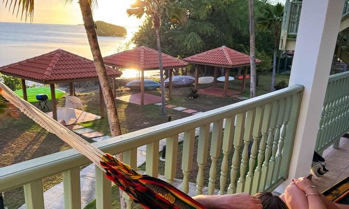 Llanos Costa Condominio | Condo View from Balcony Swimming Pool Playa sucia