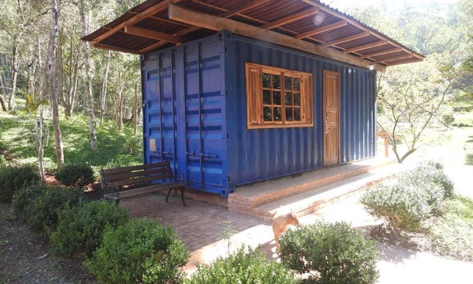 Santa Rita de Ouro Preto Casa | Container em Ouro Preto: represa mata caiaque bike