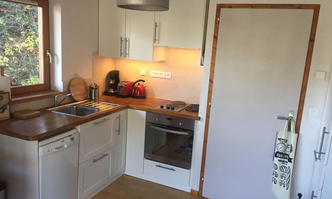 Saint-Jean-dʼAulps Apartamento | Contemporary Apartment near ski lift - sleeps4/5