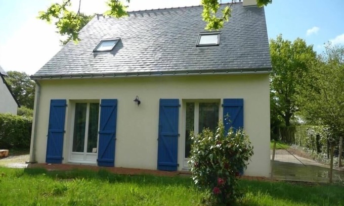 Asserac Cabaña | Casa contemporánea tranquila con jardín cerca del mar