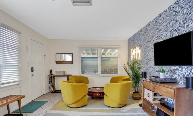 Bay Isle Casa | Contemporary Home with Private Pool & Hot Tub, Central AC, and Washer/Dryer