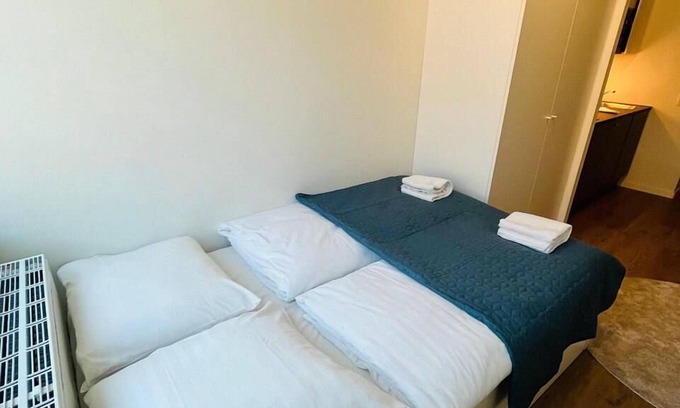 København NV Apartamento | Copenhagen Studio Double Bed and Kitchen 3