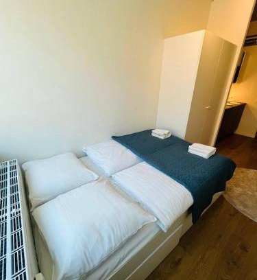 København NV Apartamento | Copenhagen Studio Double Bed and Kitchen 3