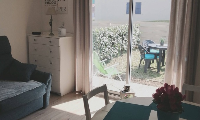 Hardelot-Plage Apartamento | Coquet Studio Avec Coin Jardin
