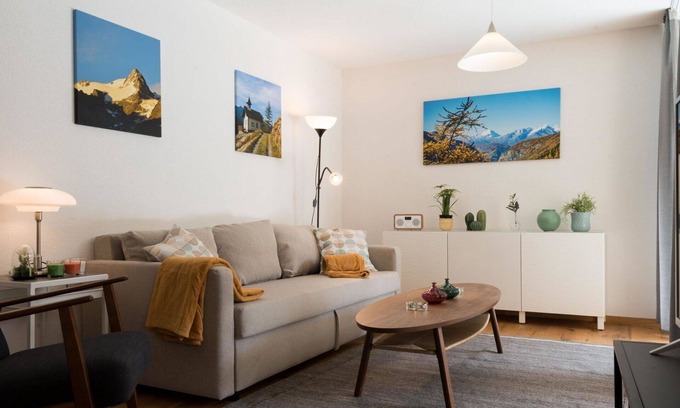 Saas-Balen Apartamento | Acogedor apartamento para 3 personas con WIFI, TV, balcón y mascotas permitida